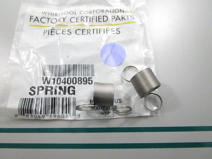 NEW OEM W10400895 Whirlpool 2 Spring Set 0810