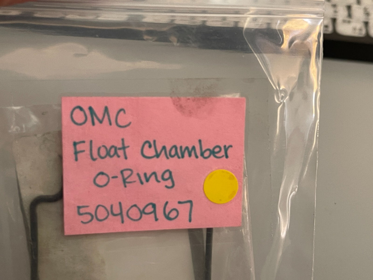 *NEW OEM* 0810 OMC Johnson Evinrude Float Chamber O-Ring 5040967