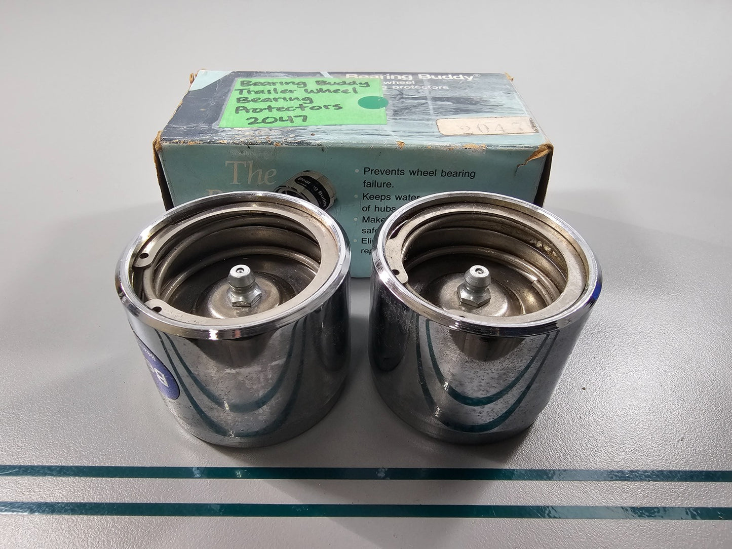 NEW 2047 Bearing Buddy Trailer Wheel Bearing Protectors 0810