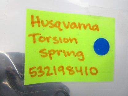 NEW OEM 532198410 Husqvarna Torsion Spring 0810