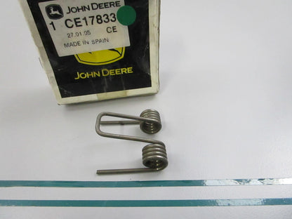 John Deere NEW OEM Torsion Spring CE17833 Construction Equipment NOS 0810