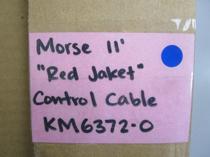 *NEW* 0820 Morse 11' "Red Jaket" Control Cable KM6372-0