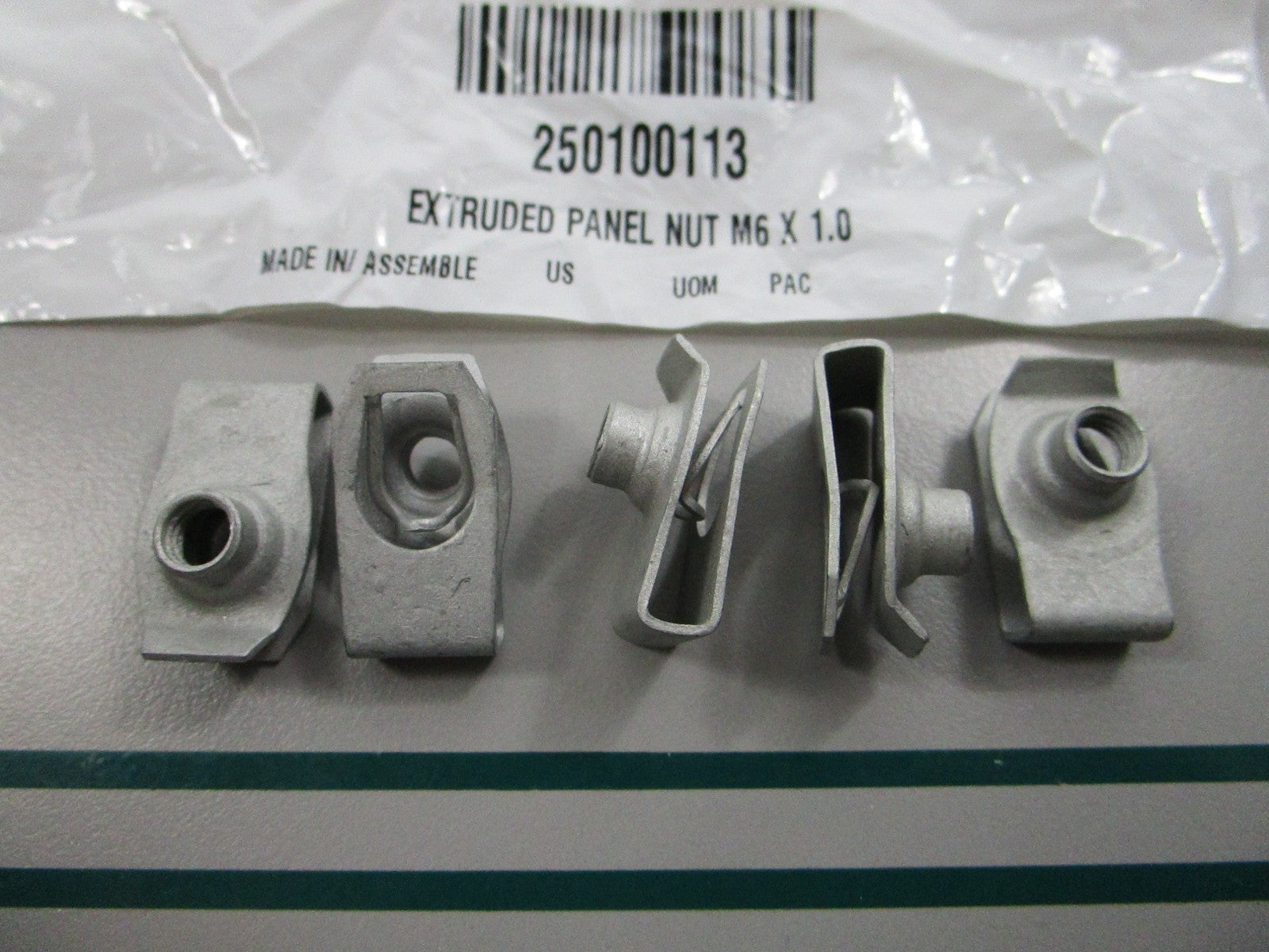 NEW OEM (LOT OF 5) 250100113 Can-Am Panel Nut 0810