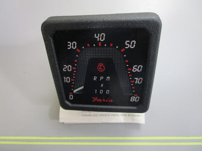 *NEW* 0820 Bayliner Faria 0-8000 RPM Tachometer TU-8