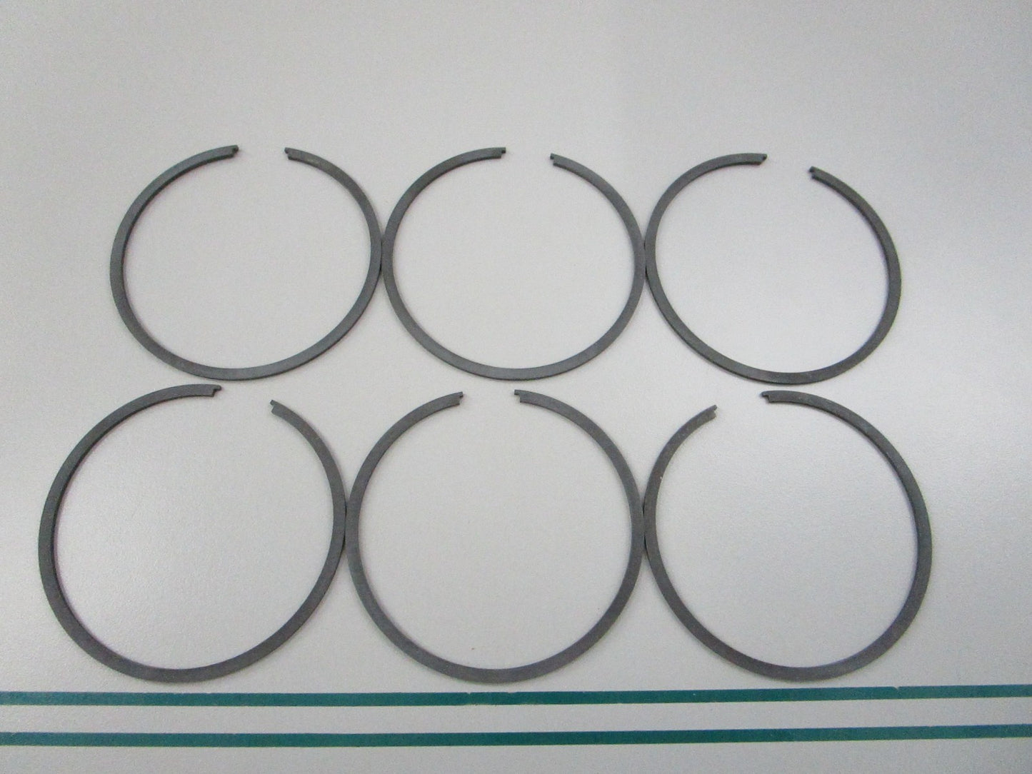 NEW OEM 39-78816A12 Mercury Quicksilver 6 Piston Ring Set 0810