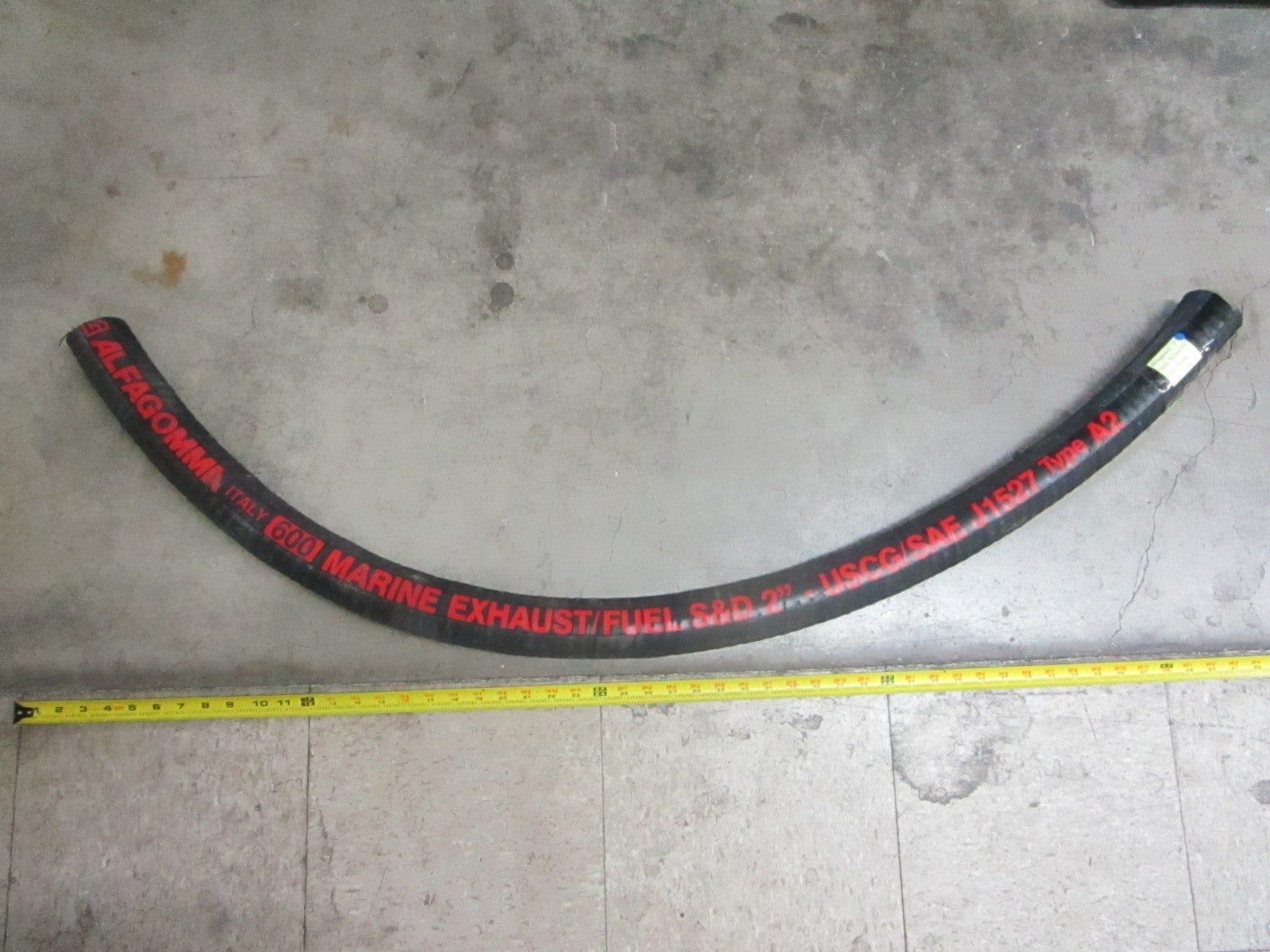 *NEW OEM* 0820 Alfagomma 2" T600 Exhaust/Fule Hose T600AA200