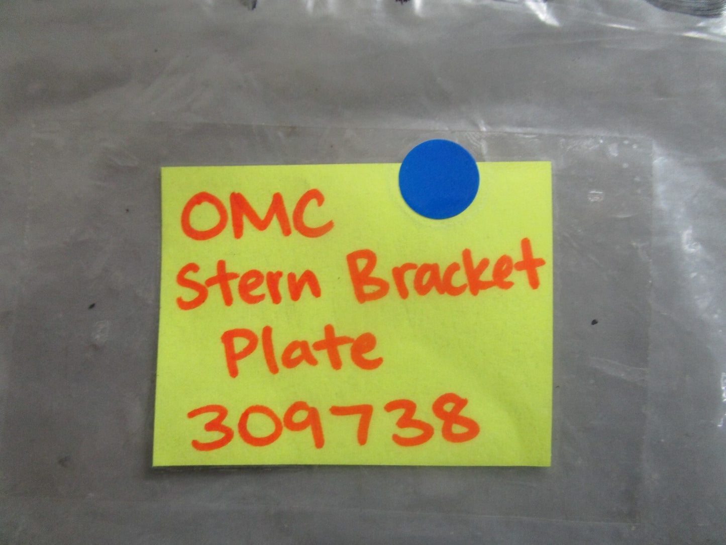 *NEW OEM* 0810 OMC Johnson Evinrude Stern Bracket Plate 309738 0309738