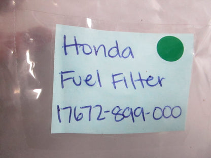NEW OEM 17672-899-000 Honda Fuel Filter 0810