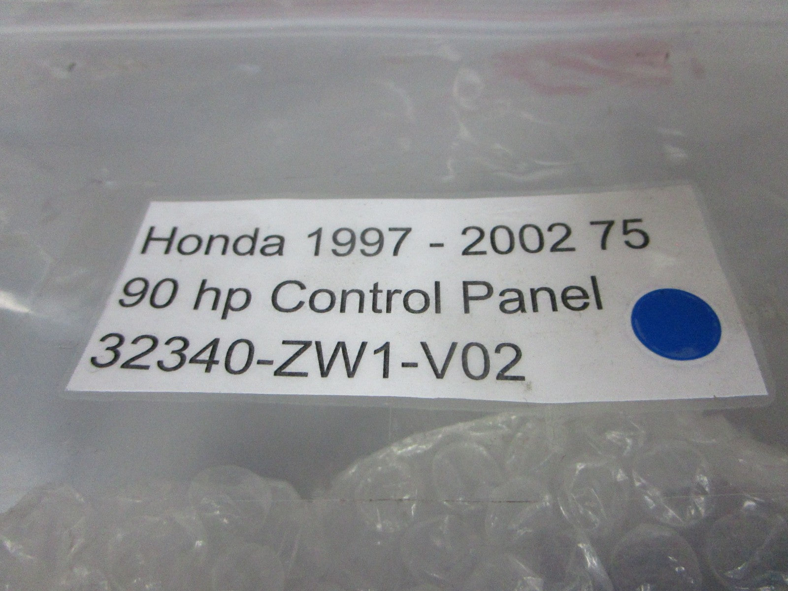 NEW OEM 32340-ZW1-V02 Honda 75 90 Hp 1997- 2002 Control Panel 0720