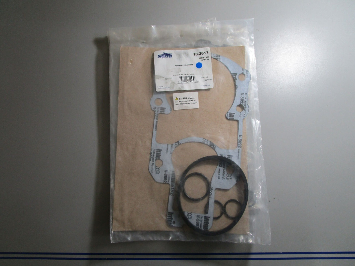 *NEW* 0770 Sierra Gasket Set Outdrive 18-2617 Replaces: 27-35996A1