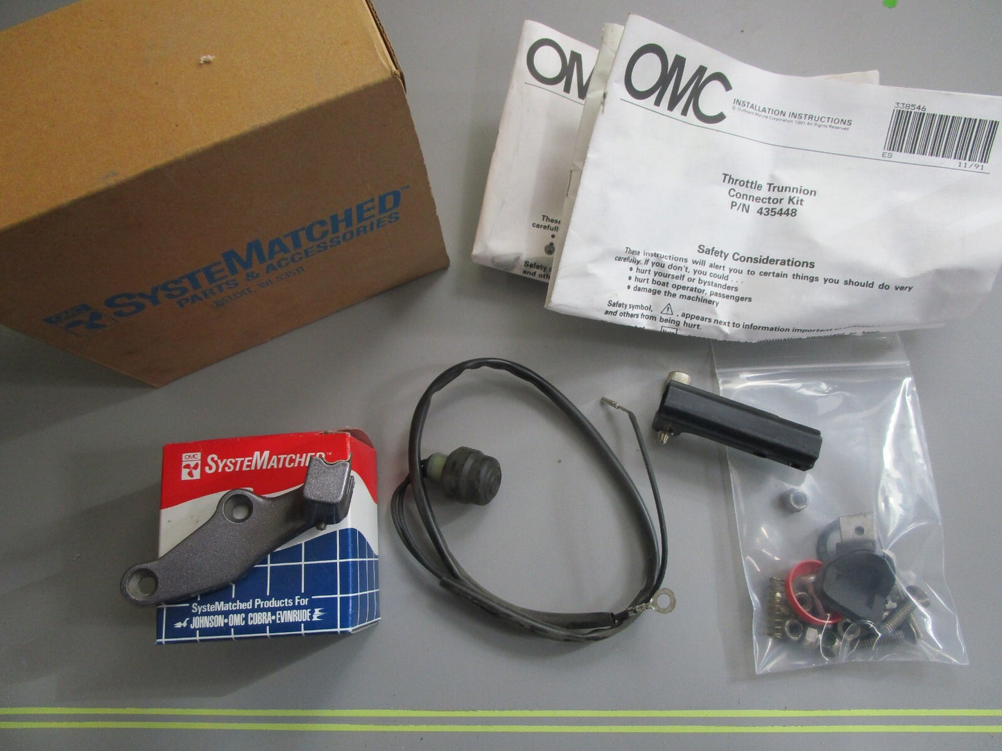 *NEW OEM* 0820 OMC Johnson Evinrude Remote Control Adapter Kit 398032 0398032