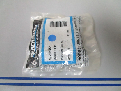 *NEW OEM* 0810 Mercury Quicksilver Impeller 47-89982