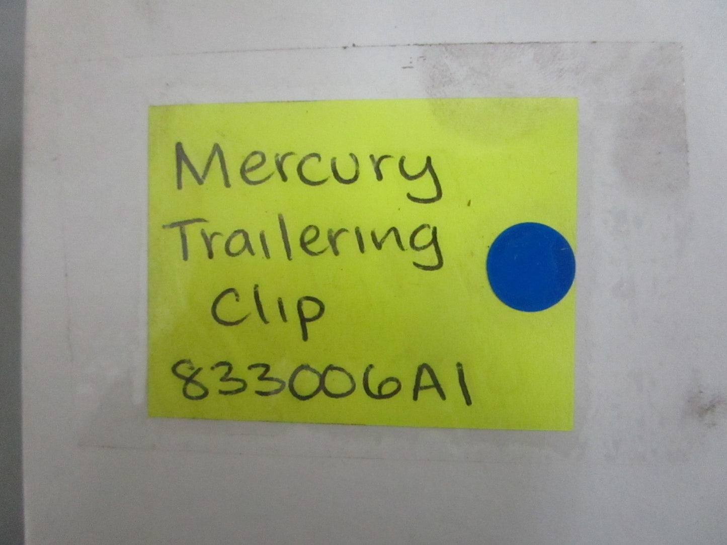 NEW OEM 833006A1 Mercury Quicksilver Trailering Clip 0820