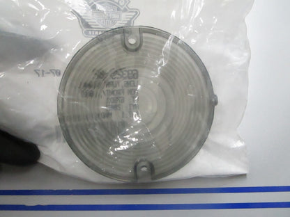 *NEW OEM* 0810 Harley Davidson Dom Front Turn Signal Lens Grey 69329-02