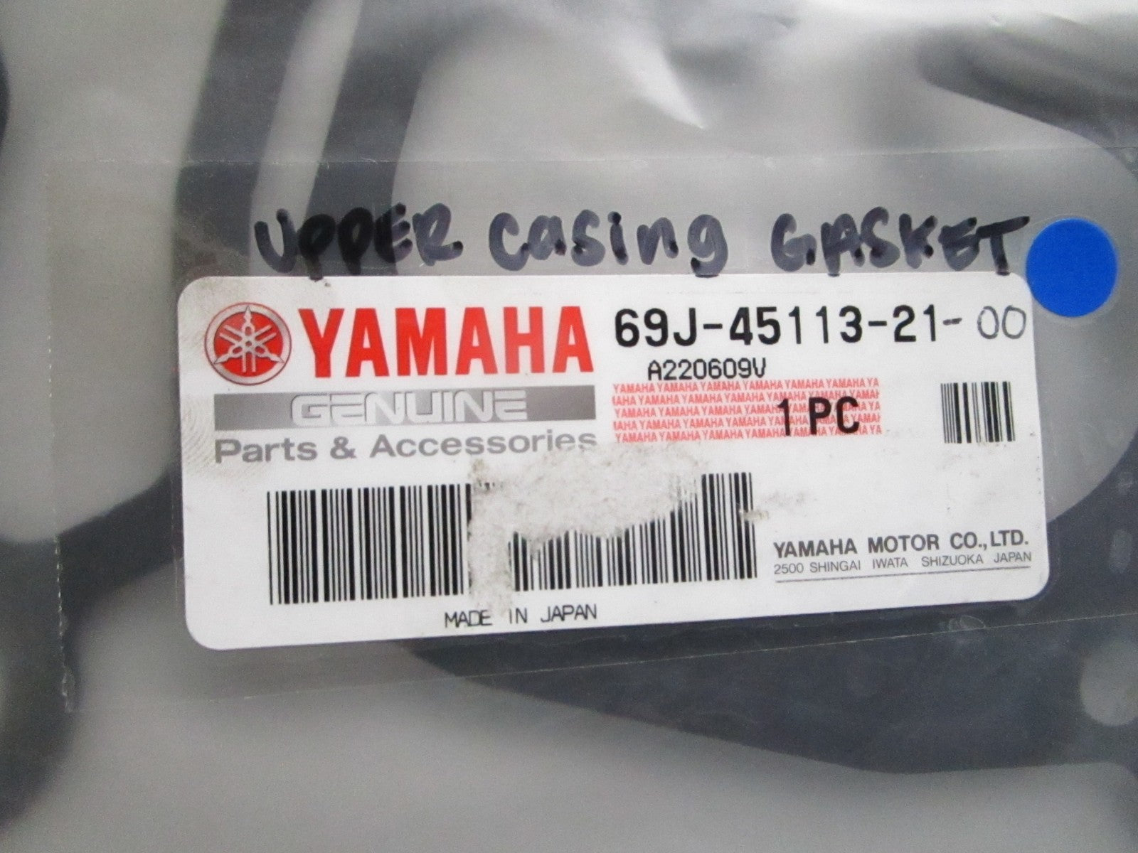 *NEW OEM* 0720 Yamaha Upper Casing Gasket 69J-45113-21-00