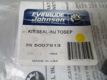 *NEW OEM* 0810 OMC Johnson Evinrude Seal Injector to Vapor Separator Kit 5007913