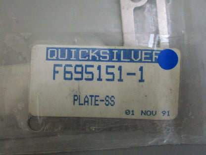 *NEW OEM* 0820 Mercury Quicksilver Plate F695151-1