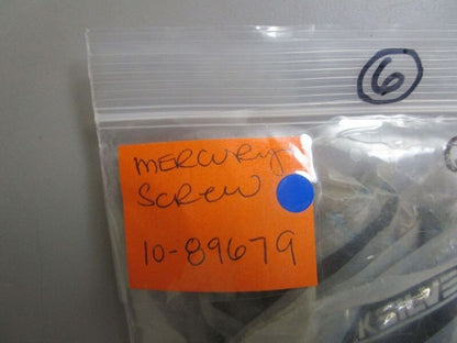 *NEW OEM* (LOT OF 6) 0770 Mercury Quicksilver Screw 10-89679