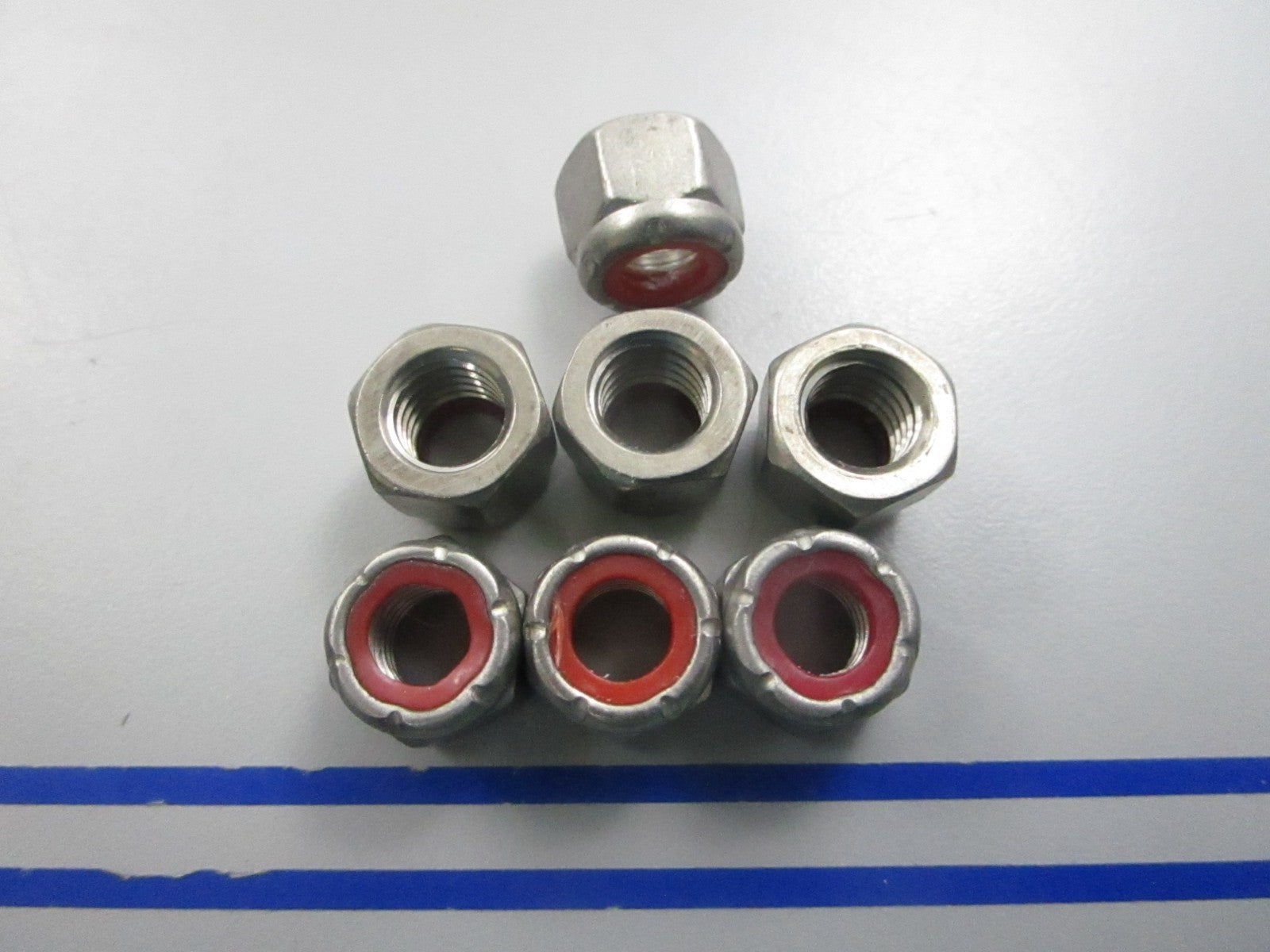 NEW OEM (LOT OF 7) 11-68411 Mercury Quicksilver Nut 0810