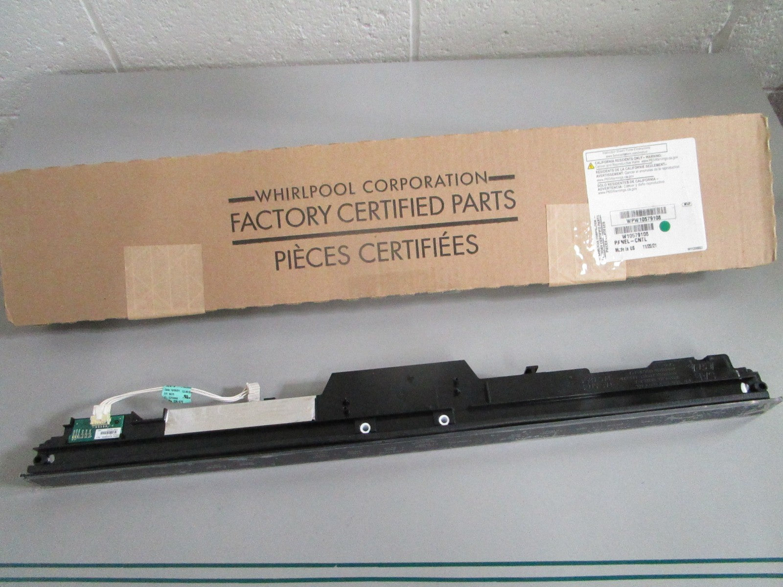 NEW OEM W10579108 WPW10579108 Whirlpool Control Board 0820