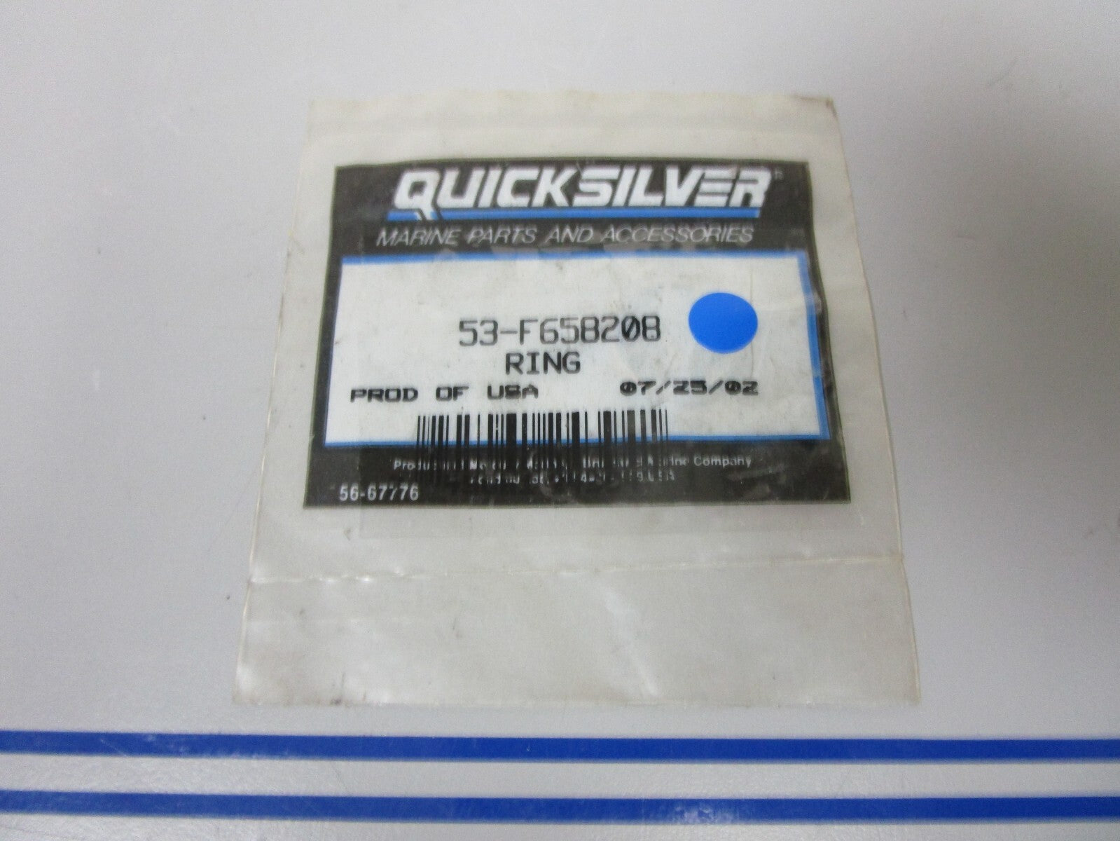 *NEW OEM* 0810 Mercury Quicksilver Ring 53-F658208