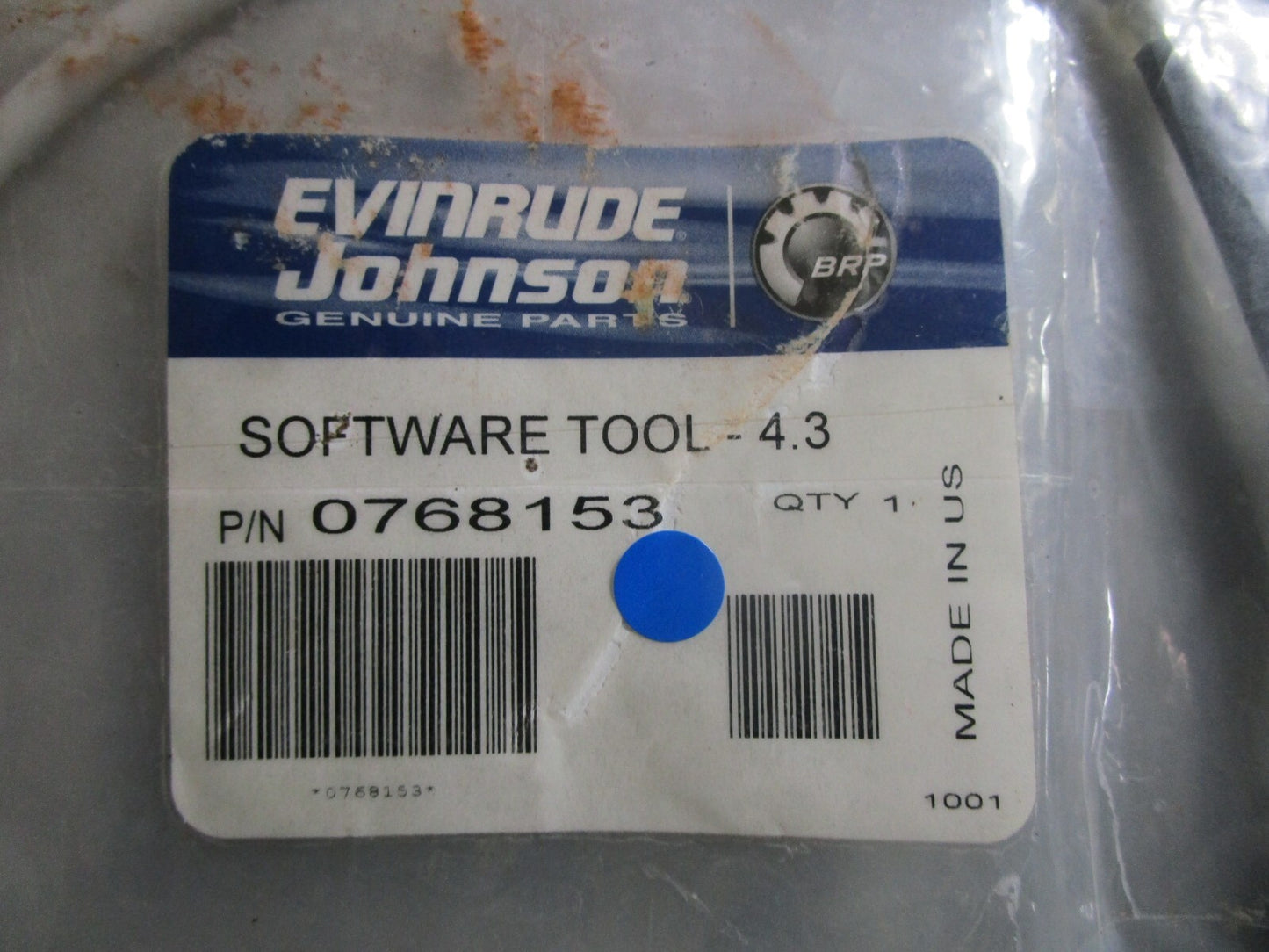 *NEW OEM* 0810 OMC Johnson Evinrude 4.3 Software Tool 768153 0768153