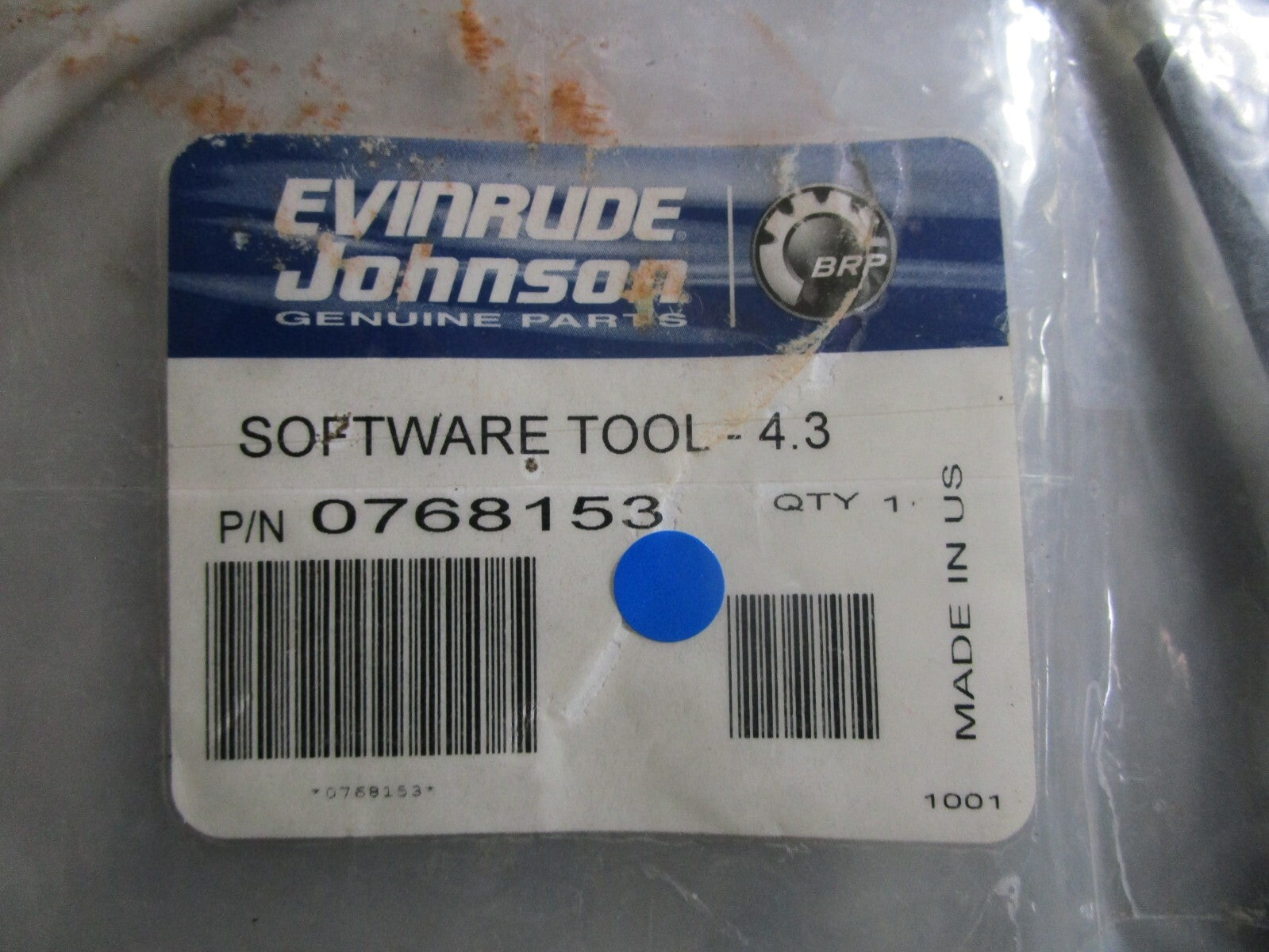*NEW OEM* 0810 OMC Johnson Evinrude 4.3 Software Tool 768153 0768153