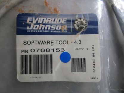 *NEW OEM* 0810 OMC Johnson Evinrude 4.3 Software Tool 768153 0768153