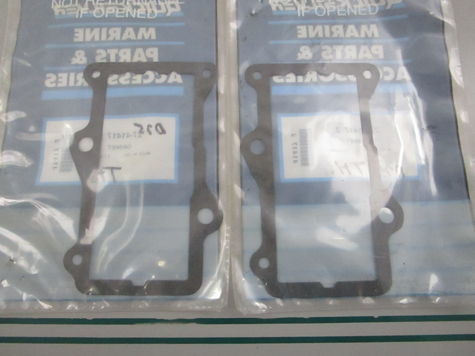 NEW OEM (LOT OF 2) 27-414172 Mercury Quicksilver Gasket 0810