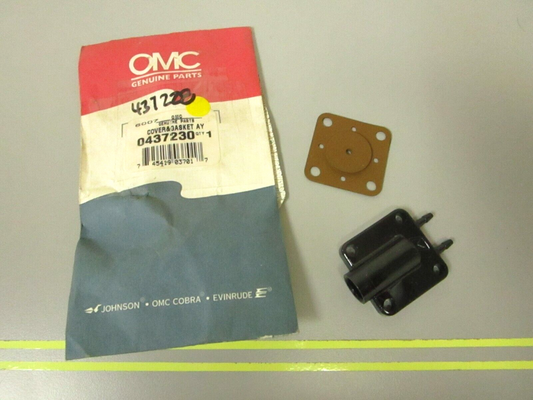 *NEW OEM* 0750 OMC Johnson Evinruide COVER & GASKET AY 437230 0437230