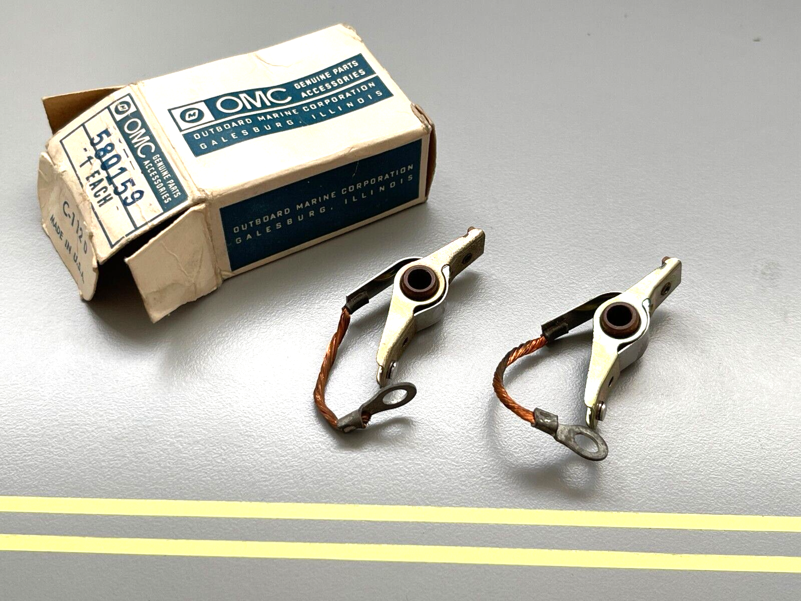 *NEW OEM* 0750 OMC Johnson Evinrude CONTACT SET 580159 0580159