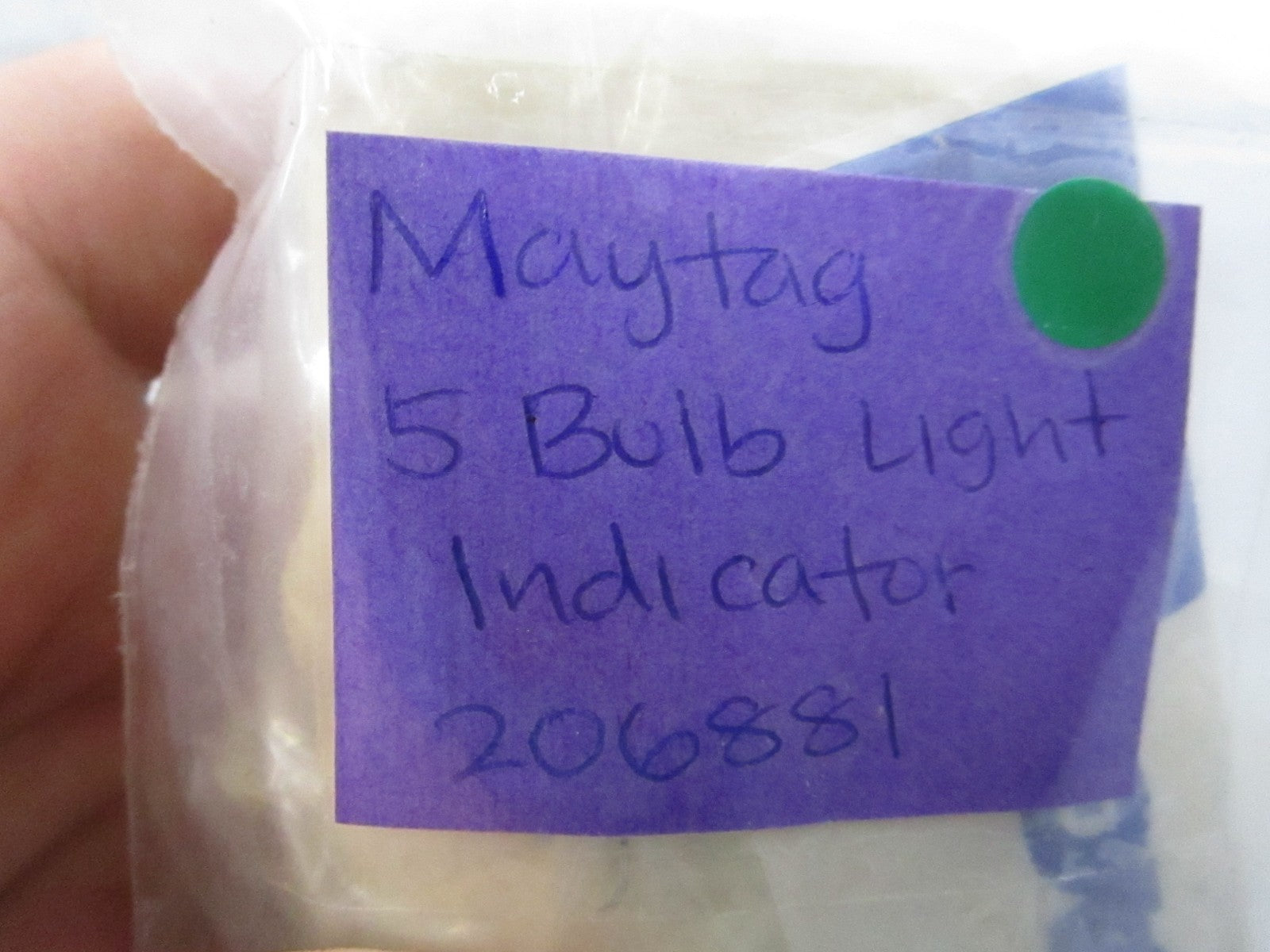 NEW OEM 206881 Maytag 5 Bulb Light Indicator 0810