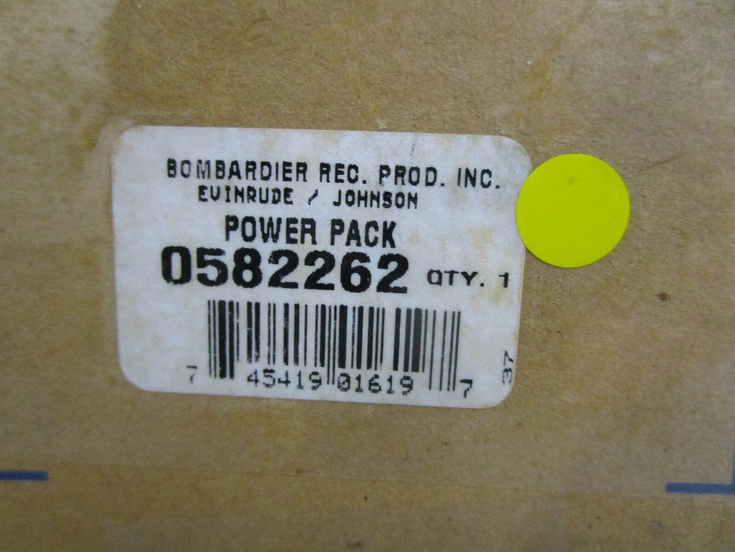 *NEW OEM* 0820 OMC Johnson Evinrude Power Pack 582262 0582262