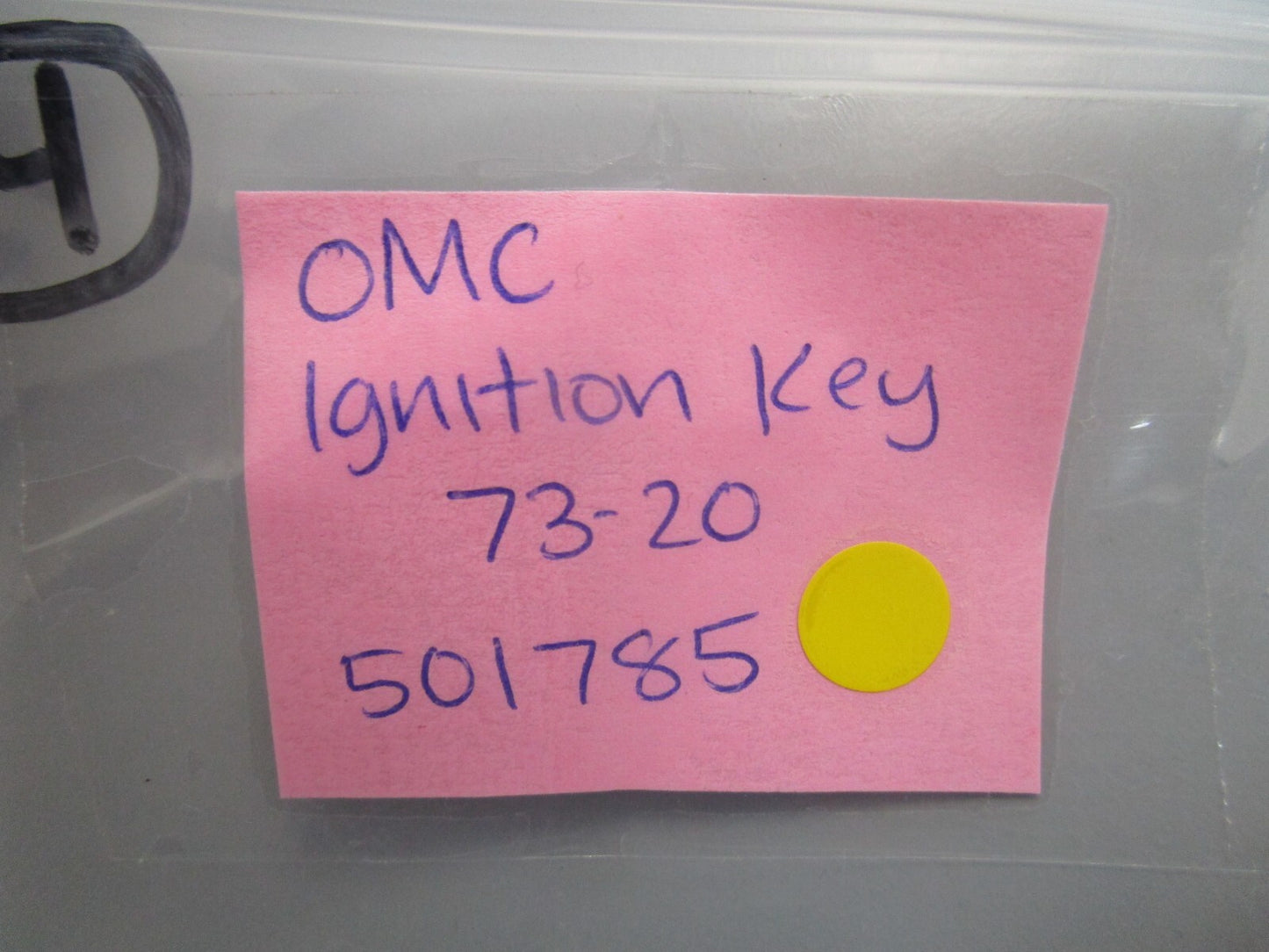 *NEW OEM* 0810 OMC Johnson Evinrude Ignition Key 73-20 501785 0501785