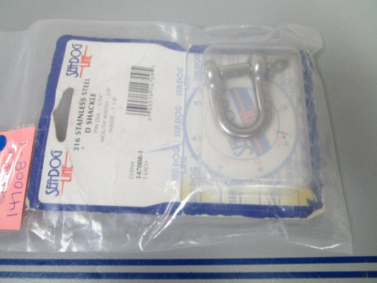 *NEW* 0810 Sea-Dog 316 Stainless Steel D Shackle 147008-1