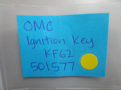 *NEW OEM* 0810 OMC Johnson Evinrude Ignition Key KF62 501577 0501577