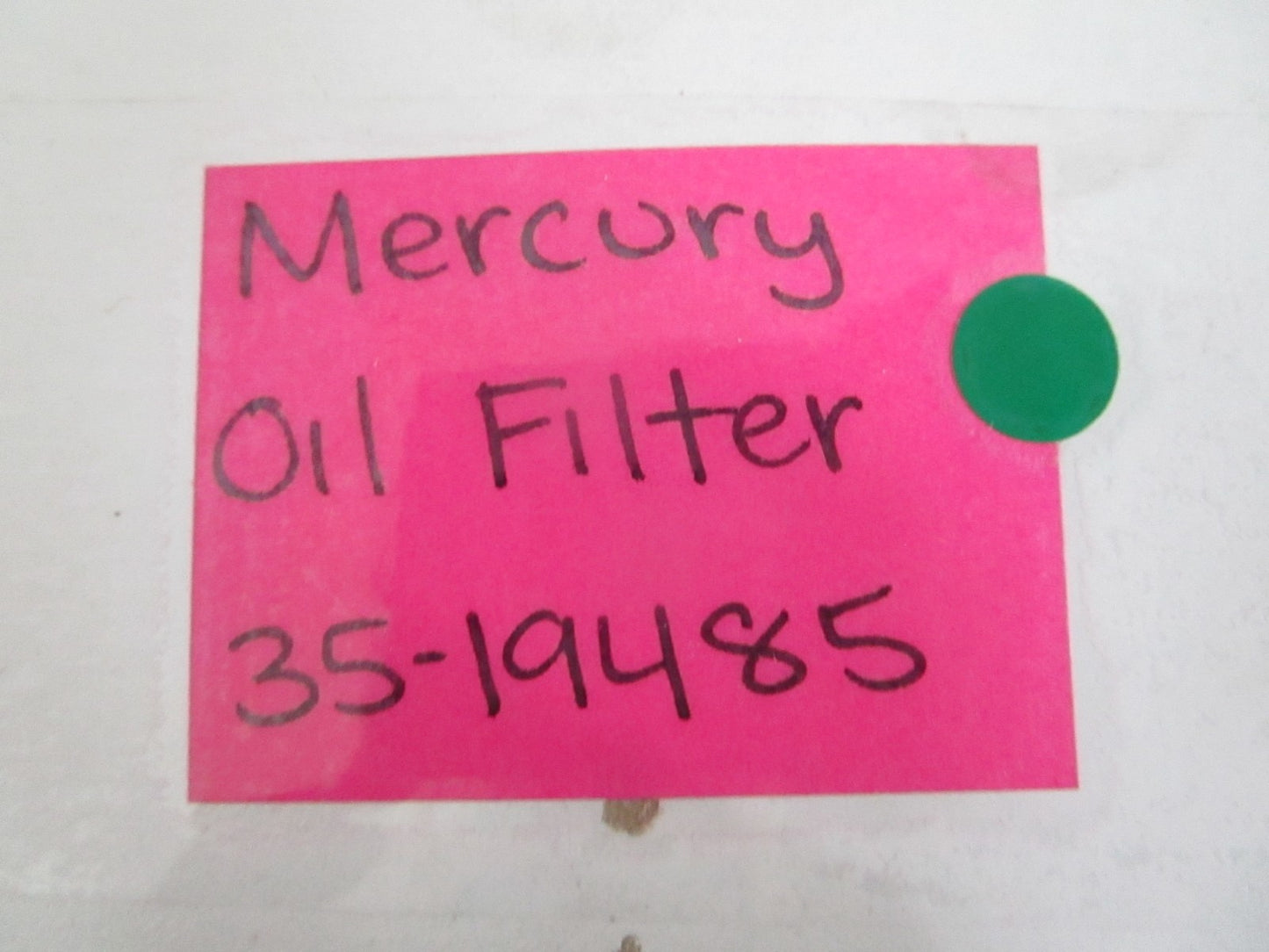 NEW OEM 35-19485 Mercury Quicksilver Oil Filter 0820
