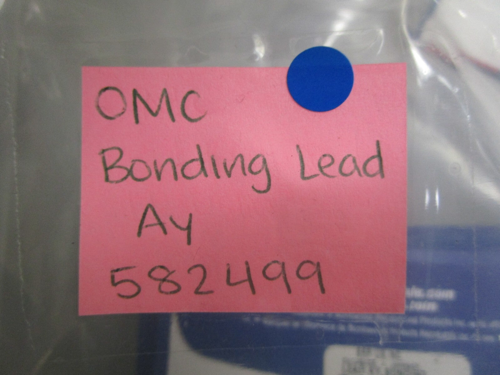 *NEW OEM* 0810 OMC Johnson Evinrude Bonding Lead Assembly 582499 0582499