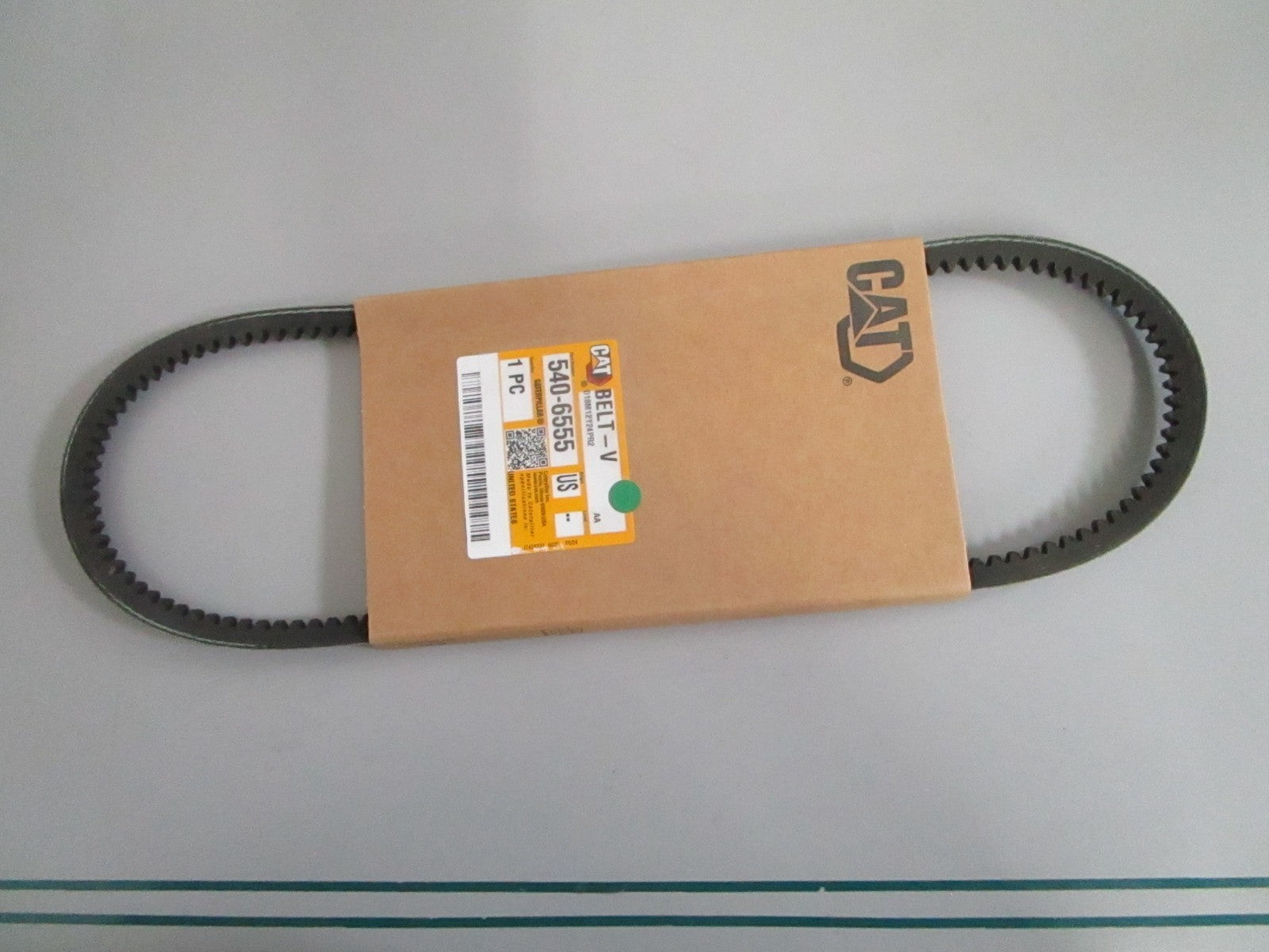 CAT NEW OEM Alternator V Belt 540-6555 Mini Excavator 301.5–304SR NOS Part 0820