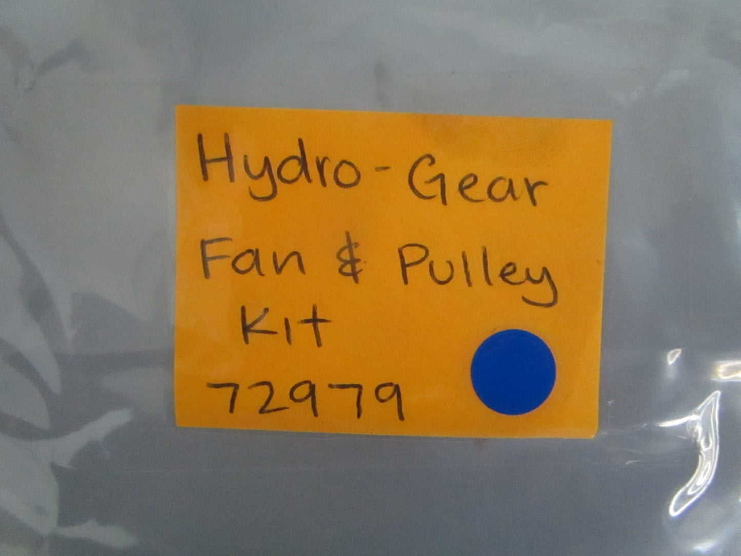 NEW OEM 72979 Hydro-Gear Fan & Pulley Kit 0820
