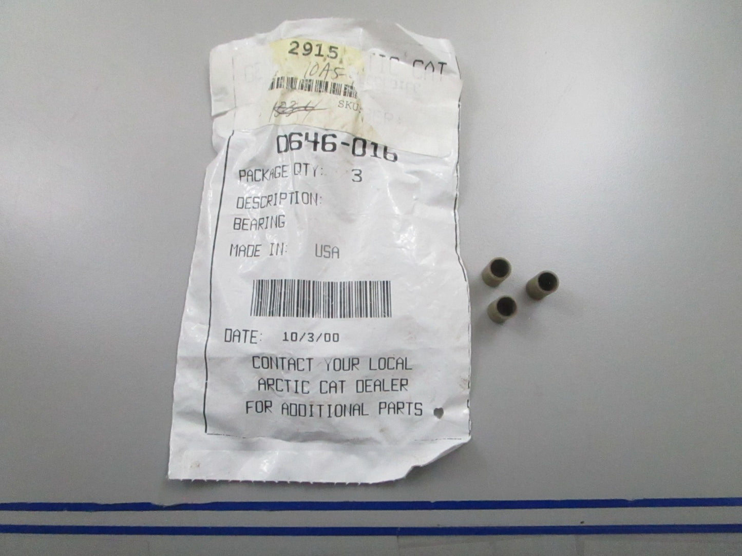 *NEW OEM* (LOT OF 3) 0810 Arctic Cat Bearing 0646-016