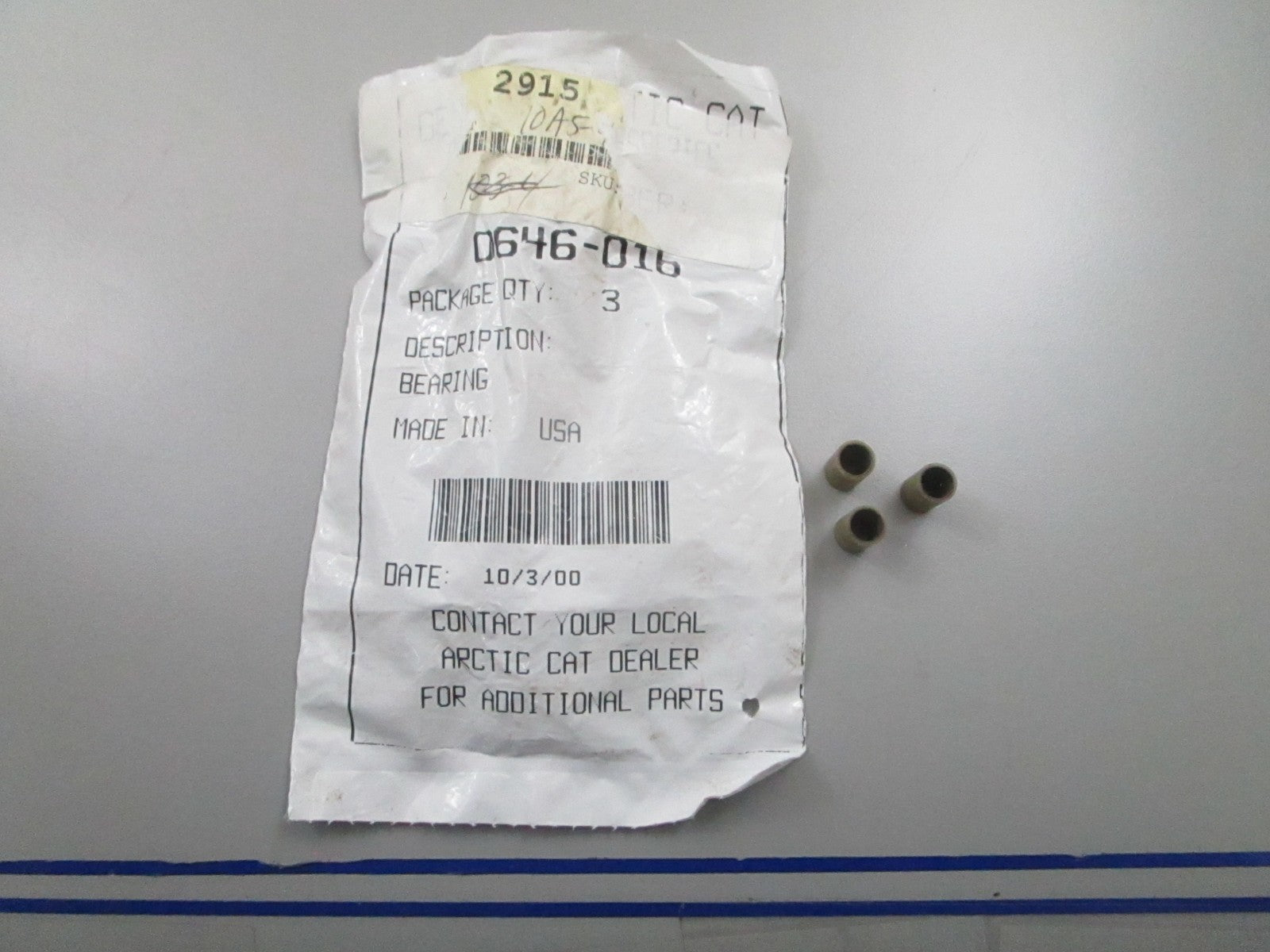 *NEW OEM* (LOT OF 3) 0810 Arctic Cat Bearing 0646-016