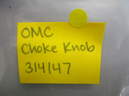 *NEW OEM* 0810 OMC Johnson Evinrude Choke Knob 314147 0314147