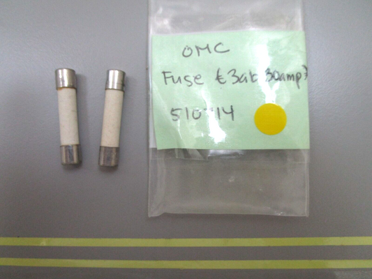 *NEW OEM* (LOT OF 2) 0750 OMC Johnson Evinrude FUSE (3ab 30amp) 510714 0510714