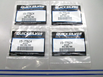 *NEW OEM* (LOT OF 4) 0810 Mercury Quicksilver Shim 15-77624