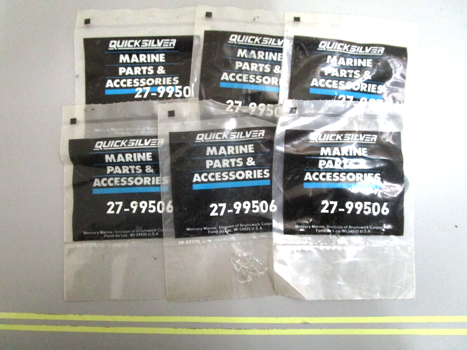 *NEW OEM* (LOT OF 6) 0750 Mercury Quicksilver GASKET 27-99506