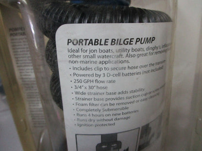 NEW OEM Trac T-10023 T10023 Portable Bilge Pump 0720
