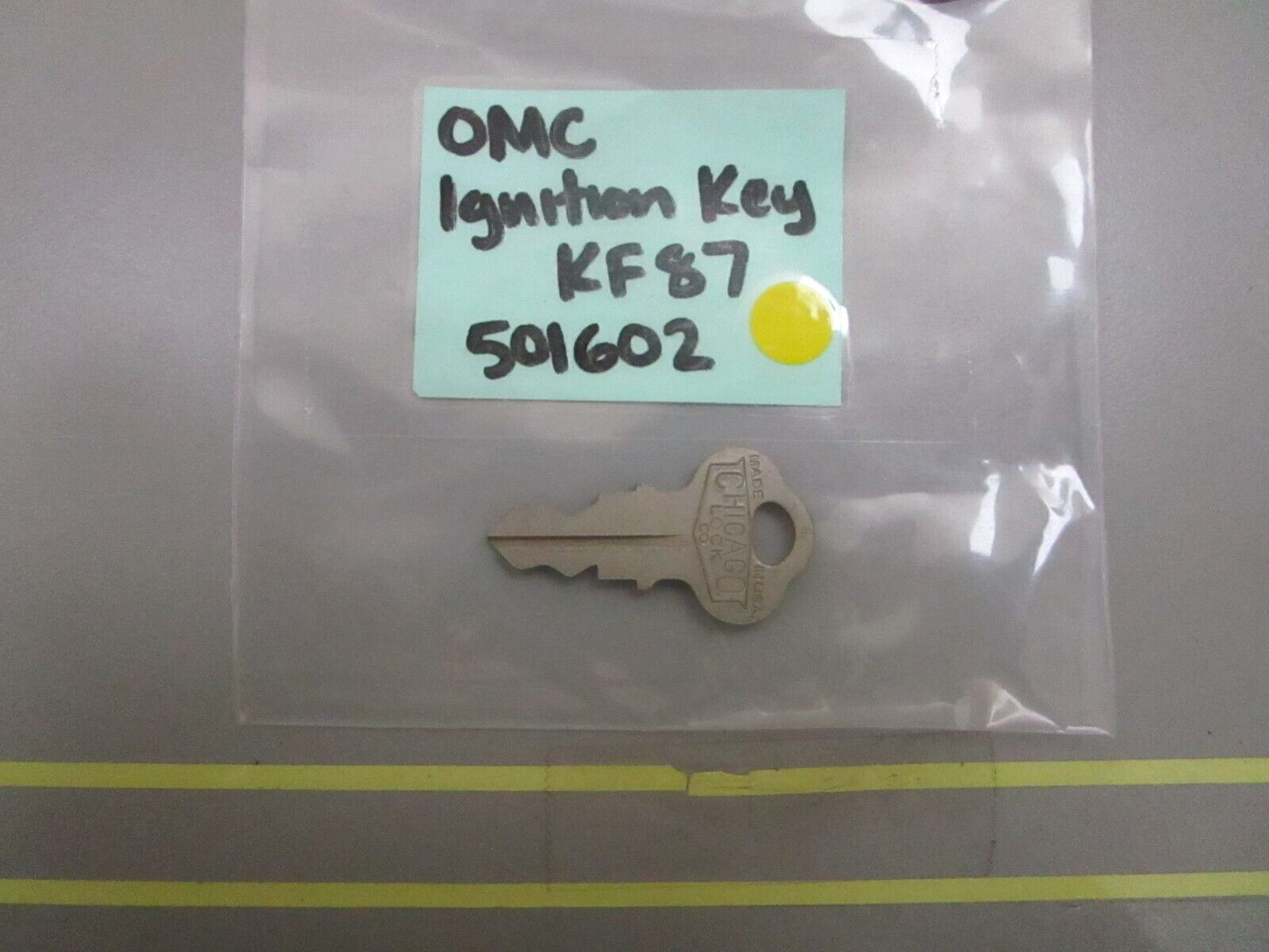 *NEW OEM* 0810 OMC Johnson Evinrude Ignition Key KF87 501602 0501602