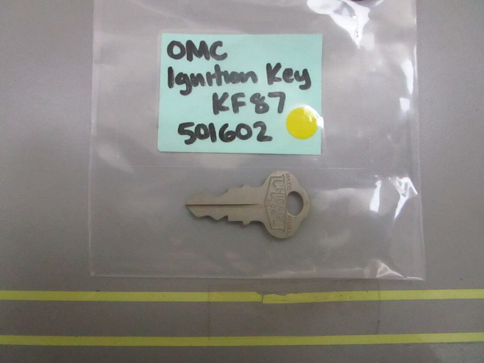*NEW OEM* 0810 OMC Johnson Evinrude Ignition Key KF87 501602 0501602
