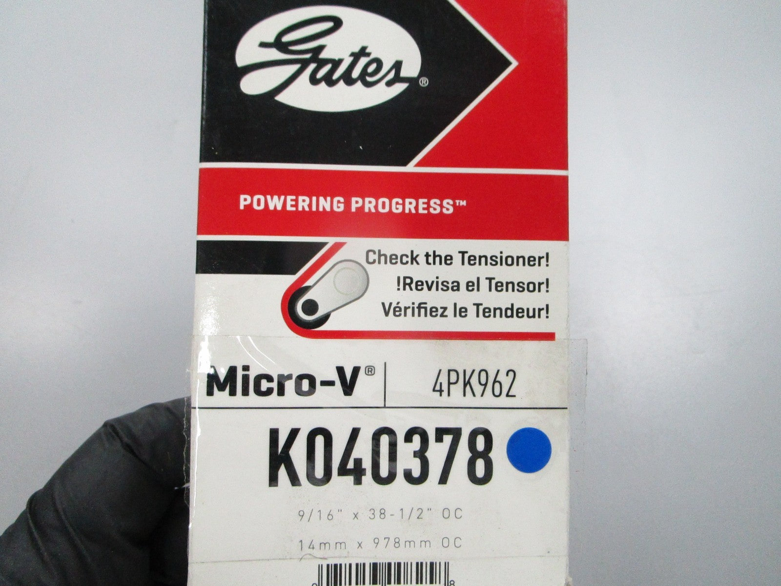 NEW K040378 Gates Micro-V Serpentine Belt 0810